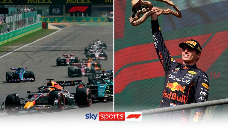 See how Verstappen climbed up the leaderboard from middle of the pack to end up winning the Belgian GP