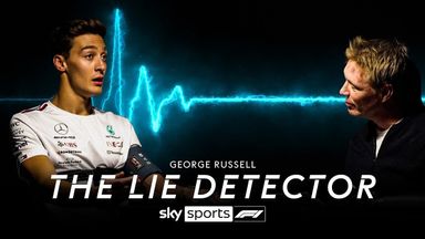 'Are you quicker than Hamilton?' - Russell takes on the lie detector!