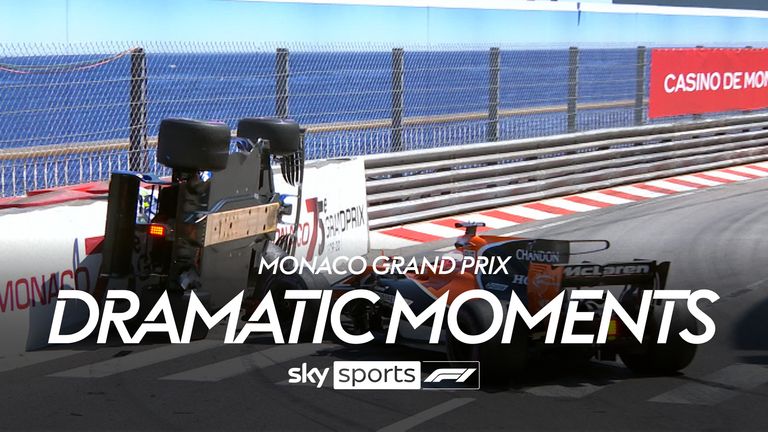 Look back at some of the most dramatic moments to have taken place at the Monaco Grand Prix