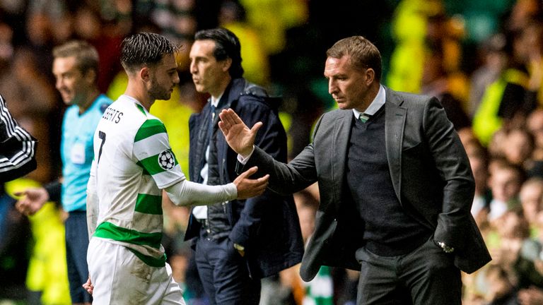 Patrick Roberts is happy to continue his footballing education under  Brendan Rodgers