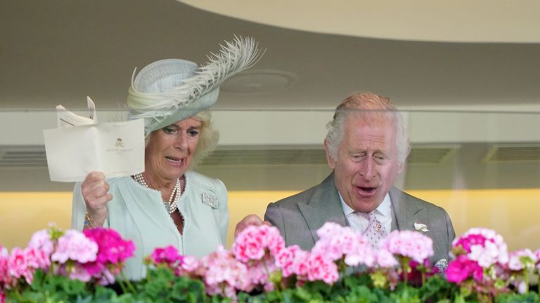 The King and The Queen celebrate Royal Ascot victory!